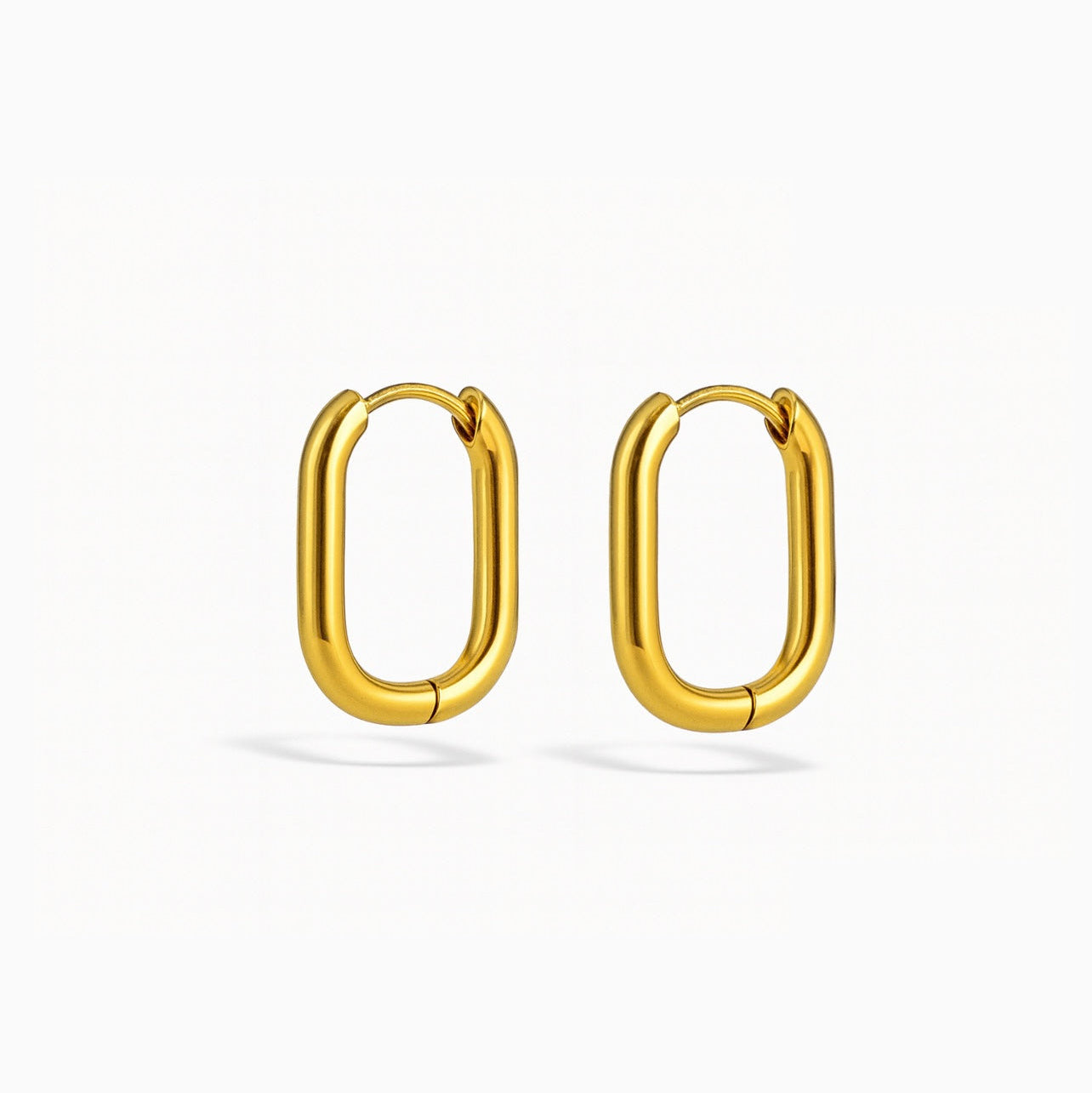 Piazze gold hoops